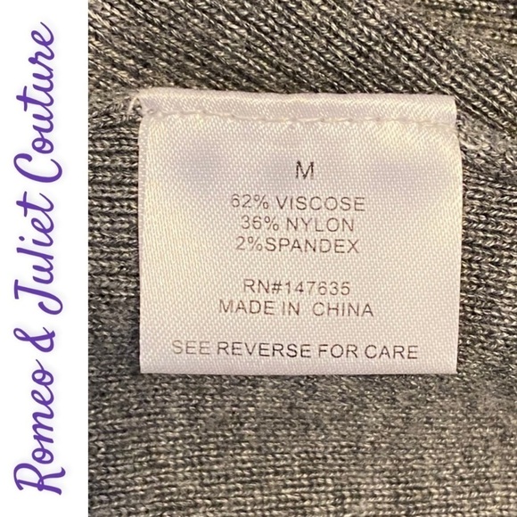 ROMEO & JULIET COUTURE Tiered Sleeve Mini Sweater Dress, Size Medium - Picture 4 of 7